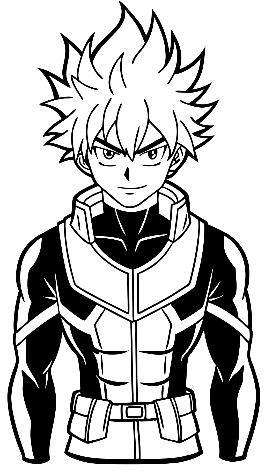 todoroki coloring pages